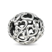 Charms Pandora ażurowe serduszka