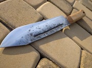 Ręcznie kuty ciężki nóż Bowie maczeta/karczownik 