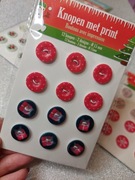 Dekoracyjne Guziki 12 sztuk scrapbooking craft handmade rękodzieło różne!