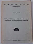 Rorpraszanie światła i związane z nim badania właściwości fizyko chem.