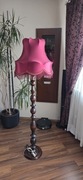 Lampa stojąca z abażurem