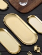 Zestaw ZŁOTYCH TAC 29.6cm/22.3/17.5 St. Nierdzewna 