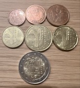 Zestaw euro z Andory