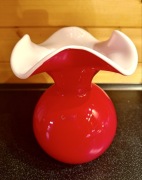 Wazon Wrześniak 30 cm czerwony PRL