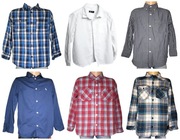 Zestaw 6 markowych Koszul z długim rękawem chłopięcych 122 - 128 (7-8 lat)