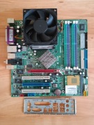 Płyta MSI MEDION MD8080 Socket 478 DDR mATX + P4 3 GHz + karta WiFi XG-601M