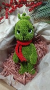Grinch szydełkowy maskotka prezent mikołajki boże narodzenie gwiazdka 