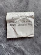 300 szkło szkiełko zbrojone do zegarka vintage srebrny ring Sternkreuz