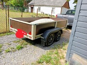 Przyczepa samochodowa dwie osie 