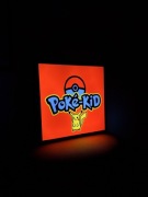 Lampka LED NEON Pokémon poké-kid pokemon lightbox - prezent dekoracja lampa