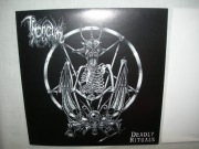 Throneum Lord Blasphemer split Sarcofago Blasphemy Imperator Autopsy