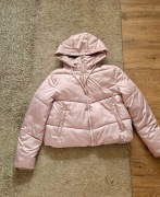 Kurtka zimowa różowa. Jak NOWA. Kaptur odpinany