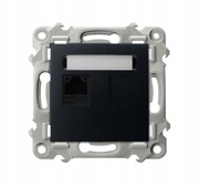 GNIAZDO KOMPUTEROWE RJ45 5e OSPEL SZAFIR GPK-1Z/K/m/33 CZARNY 2637