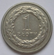 Polska 1 złoty 1990 - b11  -    Ys
