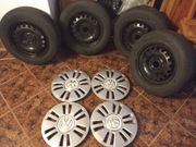 Kpl 4 kół do VW UP! na felgach stalowych