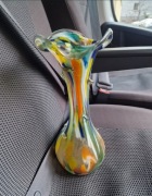 Wazon ze szkła MURANO wielobarwny PRL 