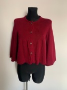 Prada burgundowy sweter kardigan 
