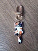 Brelok, zawieszka z kotem