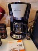 EKSPRES DO KAWY PRZELEWOWYRUSSELL HOBBS plus 2 paczki filtrów!