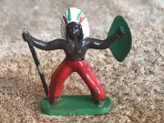 Żołnierzyk PRL Figurka kioskowce Indianin