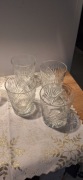 4 szt Kryształowe szklanki do whiskey