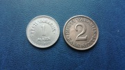 Estonia 1 marka 1922, 2 senti 1934