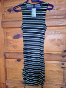 Sukienka bez rekawow w paski (x) H&M 