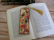 Zakładka do książki - Ptaszki i kwiaty jabłoni