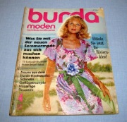 Burda Moden 4/1972 + wykroje Vintage Moda szycie krawiectwo