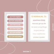 Wspierające plakaty do dziecięcych pokoi A4-2 szt.