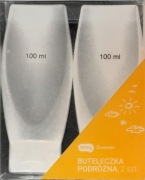 Butelka podróżna do bagażu samolotu 100 ml 