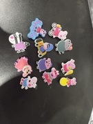 Jibbitz Charms Przypinki Spinki Crocs Świnka Peppa 