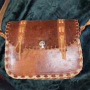 Torebka ze skóry vinted PRL