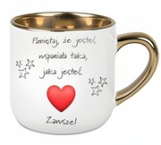 Kubek afirmacje dla kobiet prezent przyjaciółki mamy personalizowany 