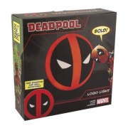 DEADPOOL LOGO LIGHT LAMPKA MARVEL - PALADONE NOWA PUDEŁKO USB 2xAAA