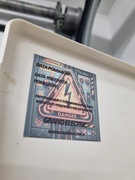 Naklejki na rozdzielnice pomiary elektryczne