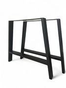 Nogi do stolika biurka metalowe loft kształt A 2 szt | 70x55/80