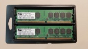 Pamięci ProMOS PC2-5300U-555-12-E0 - DUAL CHANNEL 2x1GB