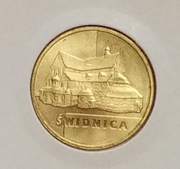 POLSKA 2 zł  2007  ŚWIDNICA     mennicze w holderze  POLECAM