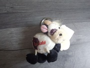 brelok zawieszka pluszak krówka łaciate