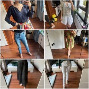 Zestaw ubrań M spodnie, spódnica, sukienki 