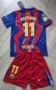 koszulka strój FC BARCELONA SuperCopa 2026! RAPHINHA 11 r. 24, 26 135-155cm