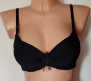 Stanik  biustonosz czarny push- up 70B