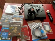 Konsola PS3 + ps move + gry + akcesoria. Cena do negocjacji!