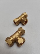 Trójnik skręcany 18x18x18 do rur miedzianych CONEX do miedzi CU