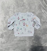 Bluza świąteczna 6-7lat 116-122cm mikołaj święta renifer bałwan dino