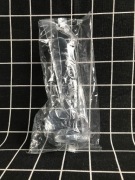 Silikonowy dildo przezroczysty, sztuczny penis z przyssawką, masturbacja, L