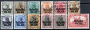 ON, Postgebiet Ob. Ost. Fi 17-28b seria 12 znaczków stemplowanych bez kleju