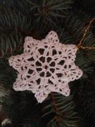 Płatek śniegu. Rękodzieło.