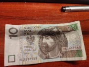 Banknot BL2937555 10 zł 